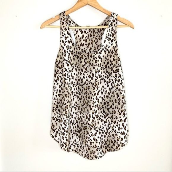 Reiss Animal Print Sleeveless Tank Blouse - Picture 2 of 9